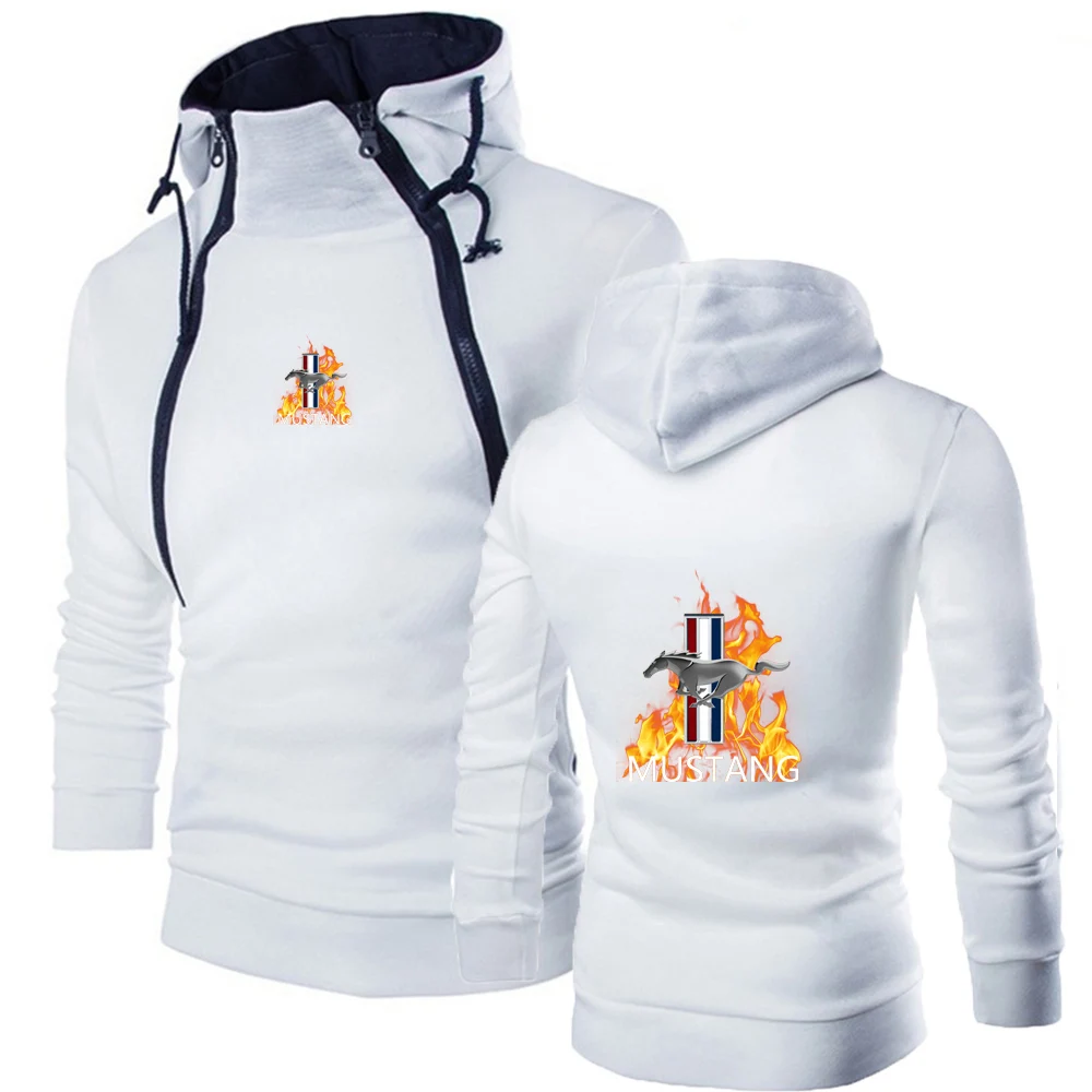 Mustang 2023 Men Autumn Solid Color Hoodie Printing Double Zipper Design Pullover Male Sweatshirt Long Sleeve Sweater Tops
Mustang 2023 Men Autumn Solid Color Hoodie Printing Double Zipper Design Pullover Male Sweatshirt Long Sleeve Sweater Tops
