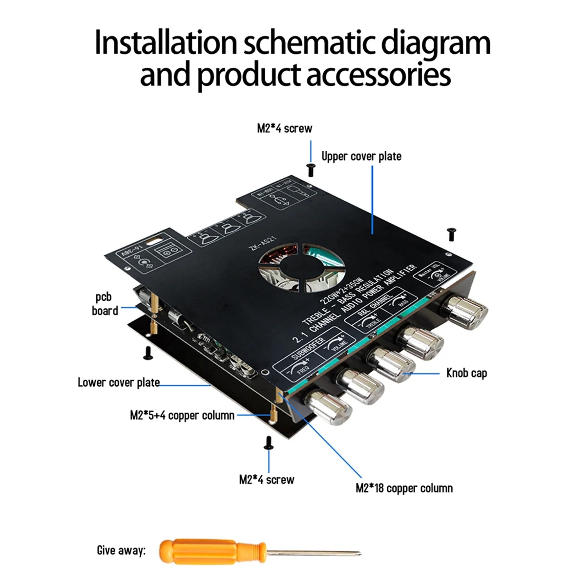 T35C TPA3255 Bluetooth Digital Amplifier Board -AS21 2.1 Channel Portable Practical Multifunctional Amplifier Board
T35C TPA3255 Bluetooth Digital Amplifier Board -AS21 2.1 Channel Portable Practical Multifunctional Amplifier Board