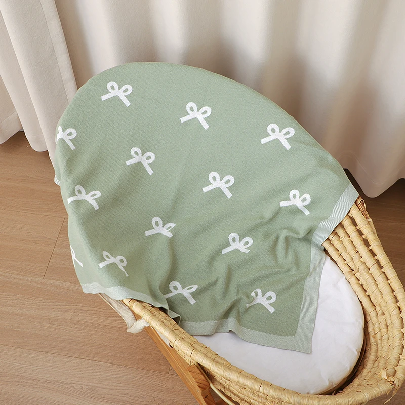 Newborn Baby Blanket Cotton Knitted Infant Boy Girl Bedding Quilt Super Soft Cute Cartoon Bows Plaid 100*80cm Stroller Swaddling
Newborn Baby Blanket Cotton Knitted Infant Boy Girl Bedding Quilt Super Soft Cute Cartoon Bows Plaid 100*80cm Stroller Swaddling