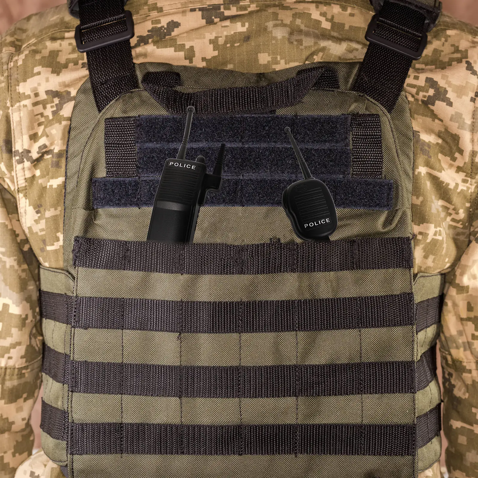 Радиостанция полиции (имитация) для детских ролевых игр, аксессуары для переодевания
Радиостанция полиции (имитация) для детских ролевых игр, аксессуары для переодевания