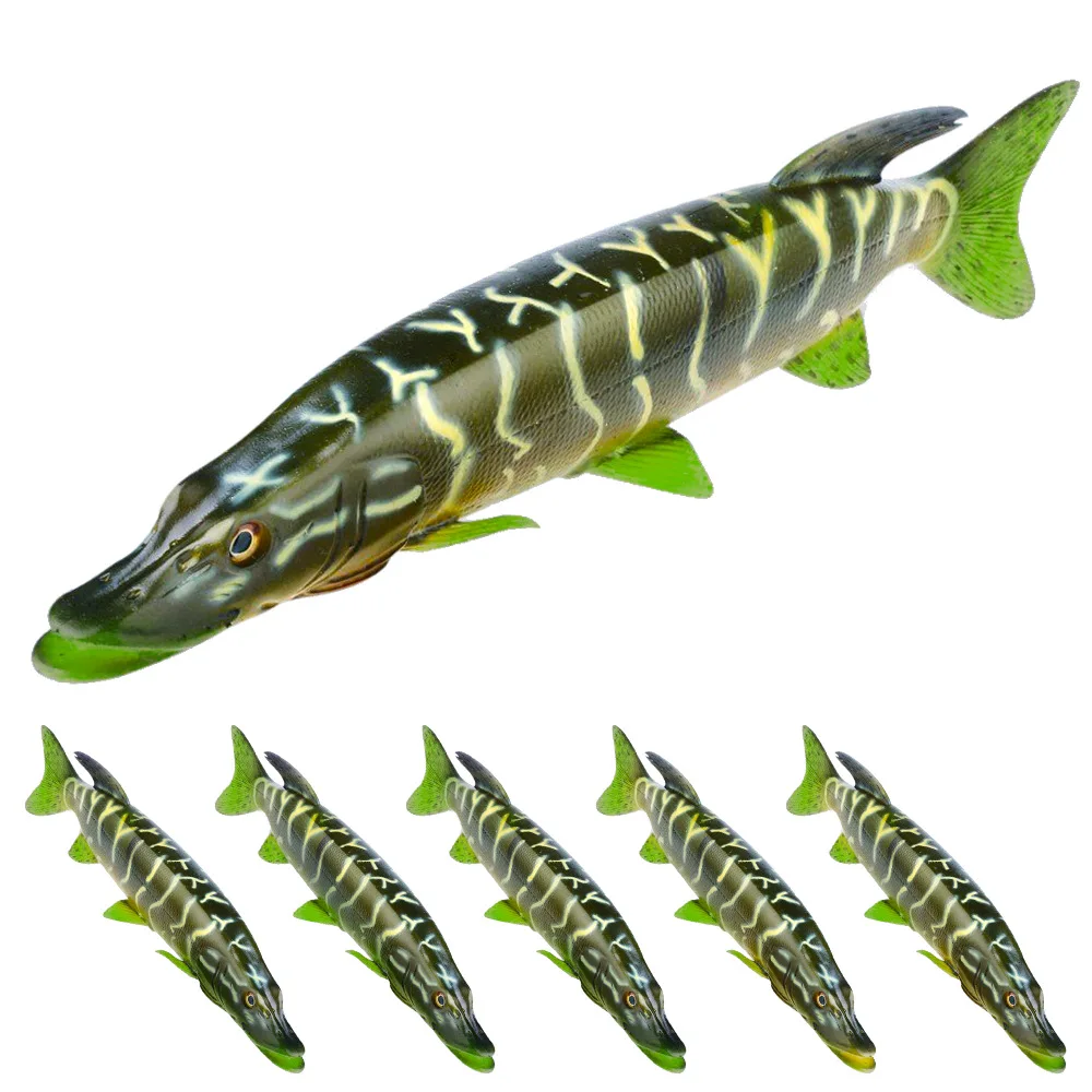 20cm 66g Pike Lure 1/0 Black Nickel Hook 13 Colors HS020 Bionic Lifelike Hard Bait for Bass Muskie Freshwater Saltwater Tackle
20cm 66g Pike Lure 1/0 Black Nickel Hook 13 Colors HS020 Bionic Lifelike Hard Bait for Bass Muskie Freshwater Saltwater Tackle