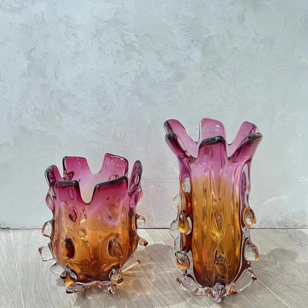 Glass vase ornaments, living room flower arrangements, light luxury style dining table entrance, heavy glass transparent water f
Glass vase ornaments, living room flower arrangements, light luxury style dining table entrance, heavy glass transparent water f