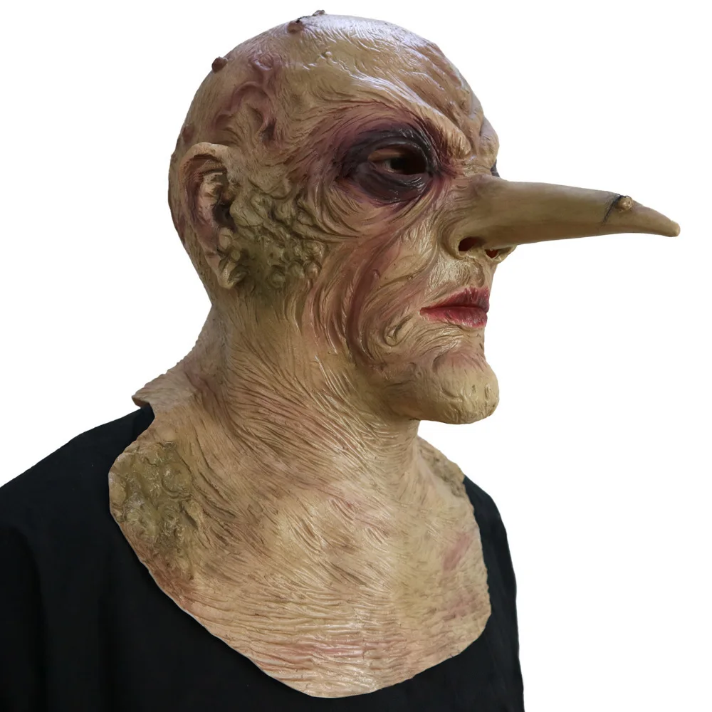 Witch Mask, Halloween Party Prop The Grand High Witch Nose Ghoul Scary Latex Fancy Dress Demon Long Pointed Nose Monster Mask
Witch Mask, Halloween Party Prop The Grand High Witch Nose Ghoul Scary Latex Fancy Dress Demon Long Pointed Nose Monster Mask