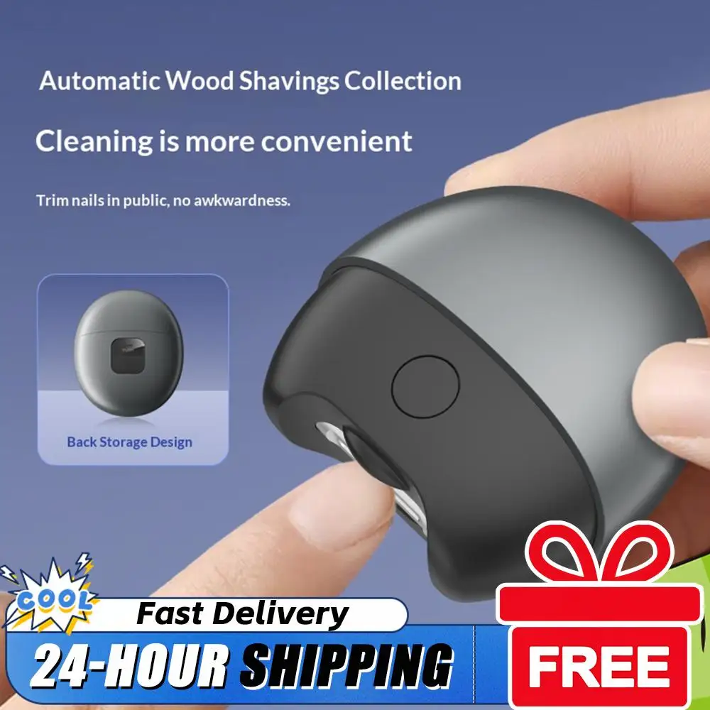 Electric Rechargeable Nail Cutter with Light and Scraps Storage Rechargeable Fingernail Trimmer for Children Adults and Elderly
Electric Rechargeable Nail Cutter with Light and Scraps Storage Rechargeable Fingernail Trimmer for Children Adults and Elderly