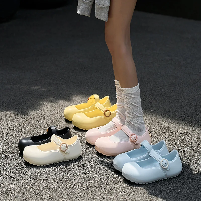 Women Mary Jane Shoes Slip On Thick Platform EVA Lightweight Breathable Non Slip Summer Sandals
Women Mary Jane Shoes Slip On Thick Platform EVA Lightweight Breathable Non Slip Summer Sandals