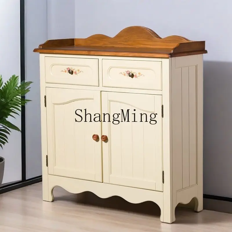 DHY rustic solid wood shoe cabinet with drawers bedroom storage cabinet living room dining side wall
DHY rustic solid wood shoe cabinet with drawers bedroom storage cabinet living room dining side wall