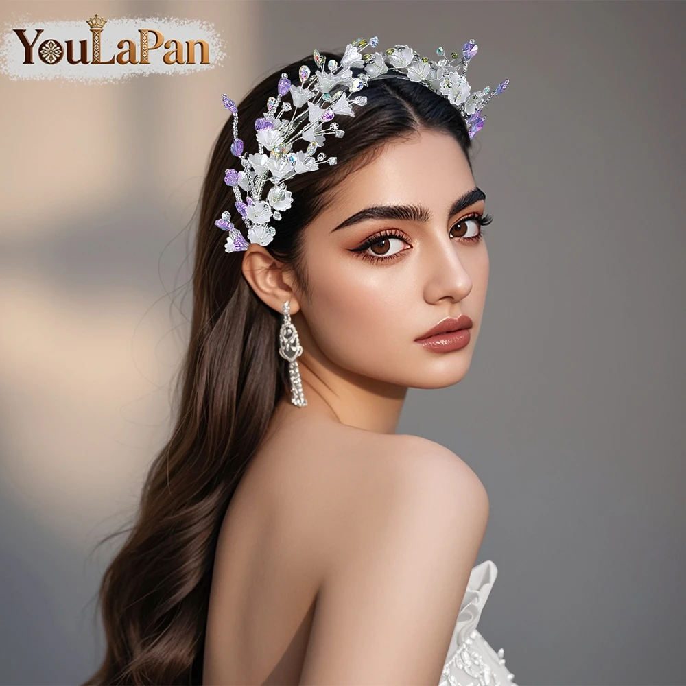 YouLaPan Bride Flower Headband Purple Color Crystal Wedding Hair Accessories Party Prom Princess Head Hoop For Bridesmaids A184
YouLaPan Bride Flower Headband Purple Color Crystal Wedding Hair Accessories Party Prom Princess Head Hoop For Bridesmaids A184