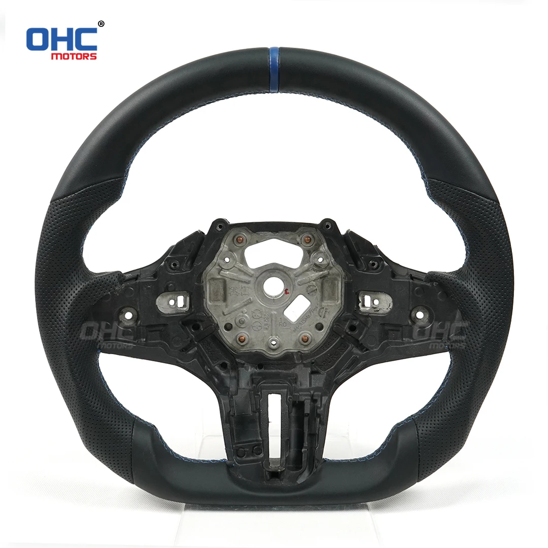 OHC Flat Leather Custom Steering Wheel For BMW G20 Perforated Leather Grip No Airbag
OHC Flat Leather Custom Steering Wheel For BMW G20 Perforated Leather Grip No Airbag