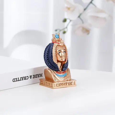 Cleopatra BC70-BC30 Retro Büste weltberühmte Menschen Statue alten Ägypten Figur Modell Spielzeug Geschenk sammeln
