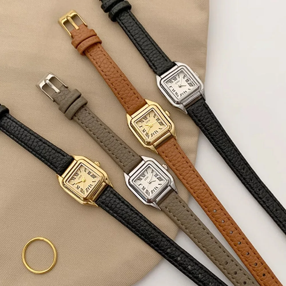 Fashion temperament minimalist luxury small square belt with quartz women's watch for women‘s girl party gift jewlry wholesale
Fashion temperament minimalist luxury small square belt with quartz women's watch for women‘s girl party gift jewlry wholesale