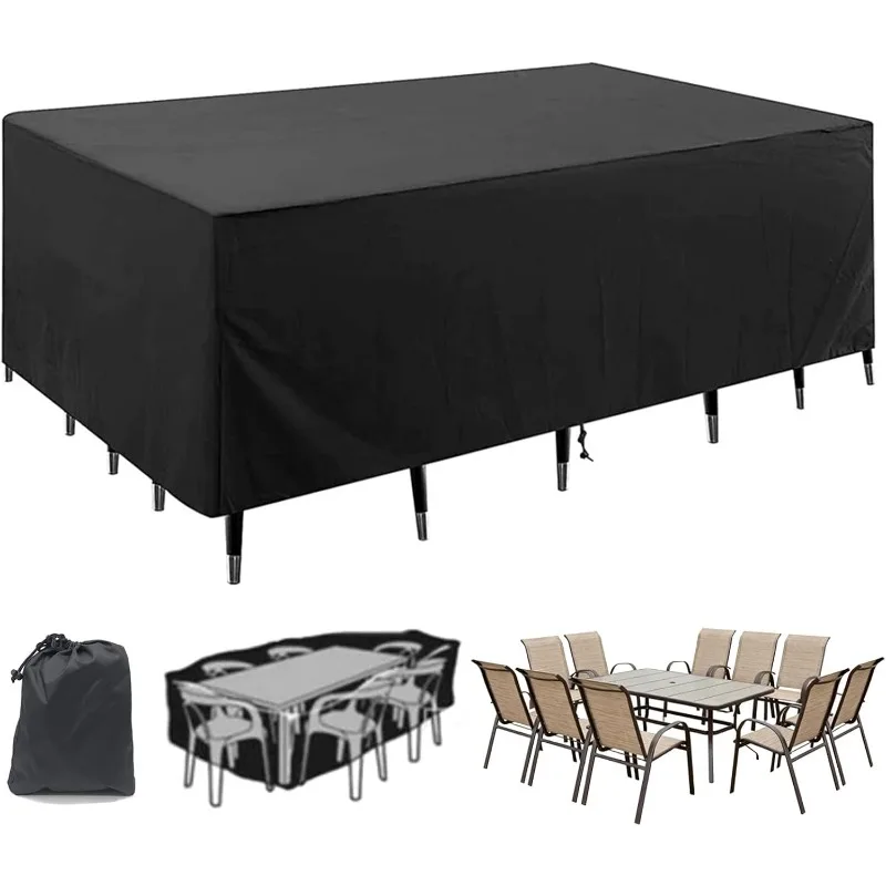 Outdoor Patio Furniture Covers All Weather Heavy Duty Oxford Couch Sofa Dining Table & Chair Cover for Rain, Snow, UV Protection
Outdoor Patio Furniture Covers All Weather Heavy Duty Oxford Couch Sofa Dining Table & Chair Cover for Rain, Snow, UV Protection