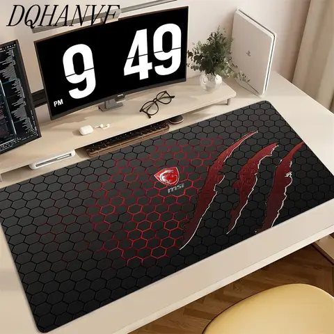 MSI Mouse Pad Gaming Mousepad Abstract Large soft 800x300mm MouseMat Gamer XXL Mause Carpet PC Desk Mats