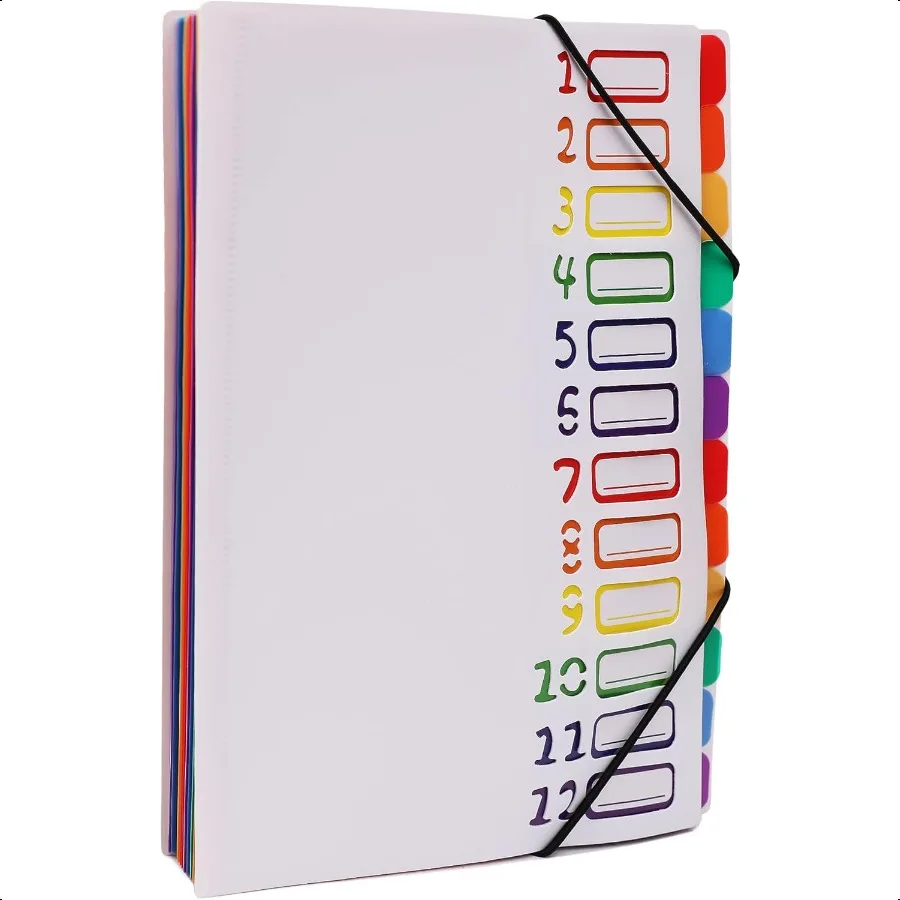 Rainbow Tab Expanding File Folder 24 Pockets Durable A4 Letter Size Organizer WaterResistant Plastic Dividers Home Office Schoo
Rainbow Tab Expanding File Folder 24 Pockets Durable A4 Letter Size Organizer WaterResistant Plastic Dividers Home Office Schoo