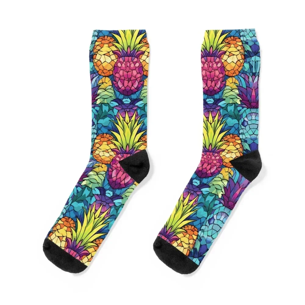 Pineapple Mosaic 9 - Ananas and flowers in Rainforest Socks christmas gifts man Woman Socks Men's
Pineapple Mosaic 9 - Ananas and flowers in Rainforest Socks christmas gifts man Woman Socks Men's