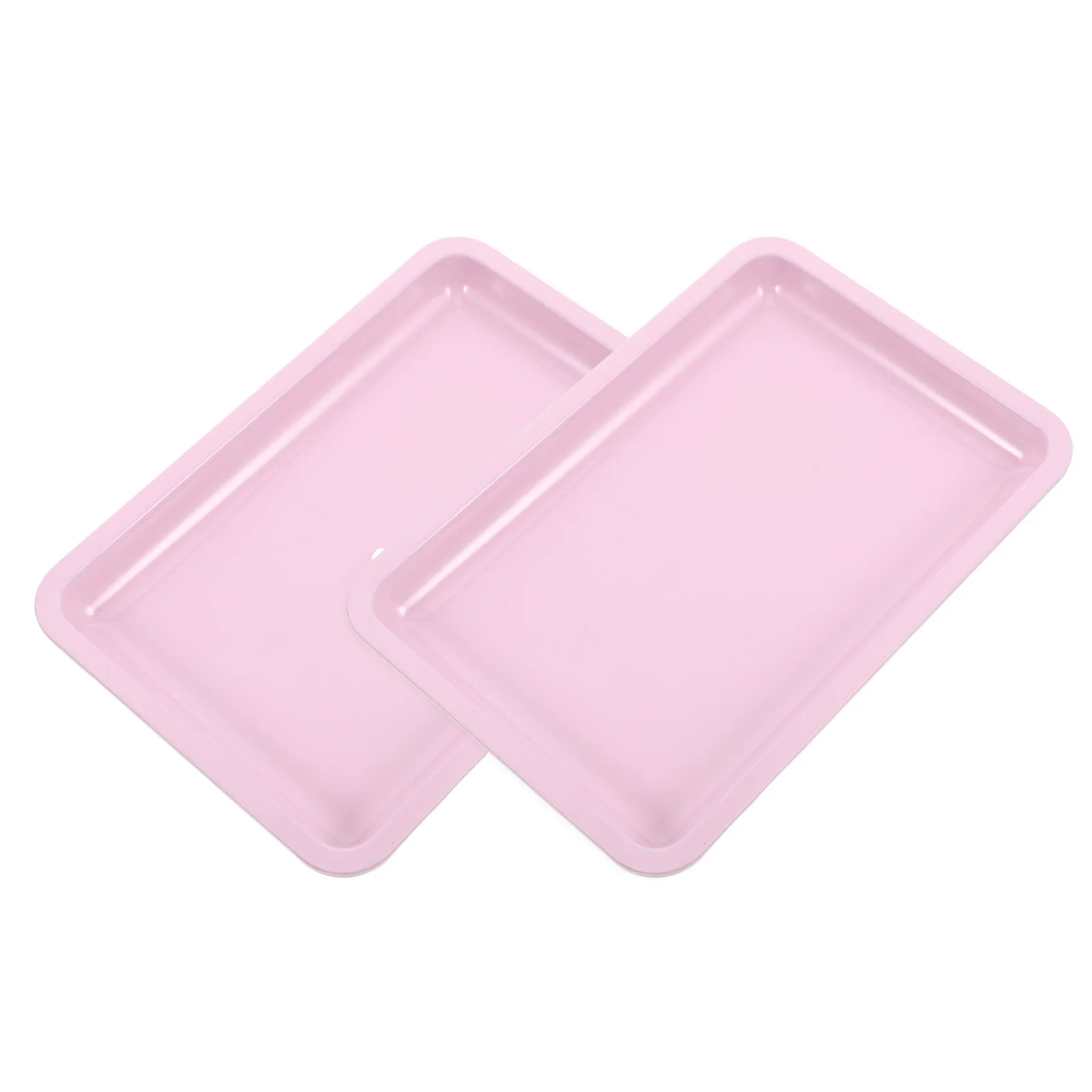 2 Pcs Stainless Steel Jewelry Tray for Nail Manicure Supplies Metal Serving Trays Storage Solution Versatile Design
2 Pcs Stainless Steel Jewelry Tray for Nail Manicure Supplies Metal Serving Trays Storage Solution Versatile Design