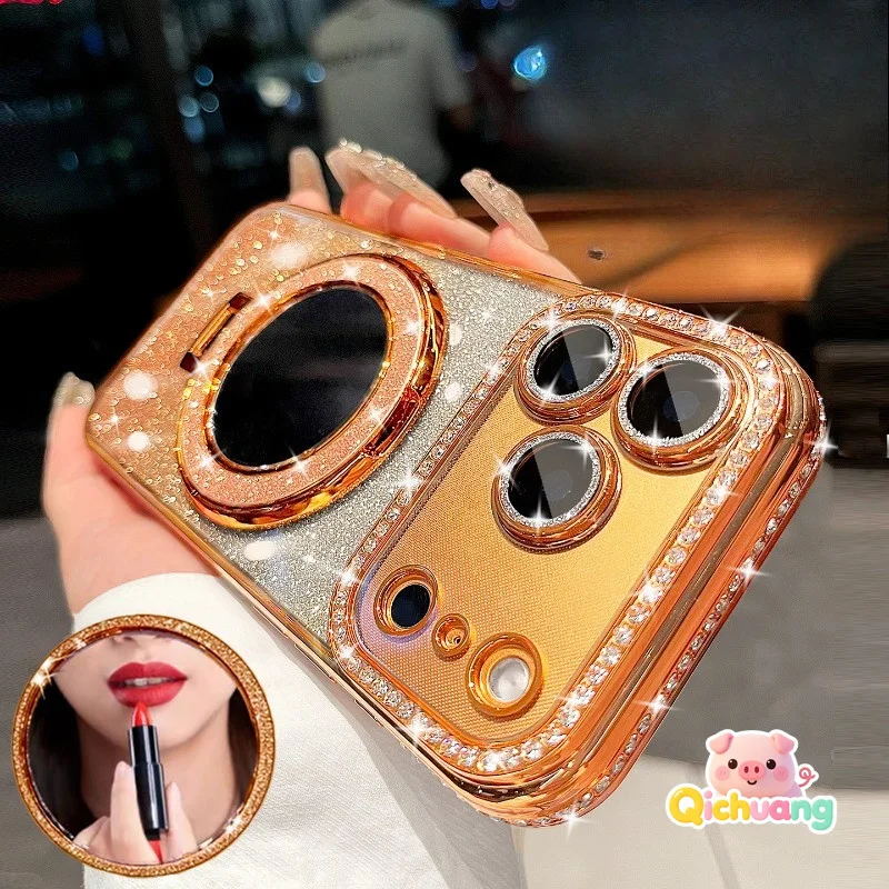 Make-up Mirror Bracket Case For Samsung Galaxy A35 A25 A24 A15 M15 F15 A23 M23 A14 A13 M12 A04S Glitter Bling Luxury Soft Cases
Make-up Mirror Bracket Case For Samsung Galaxy A35 A25 A24 A15 M15 F15 A23 M23 A14 A13 M12 A04S Glitter Bling Luxury Soft Cases