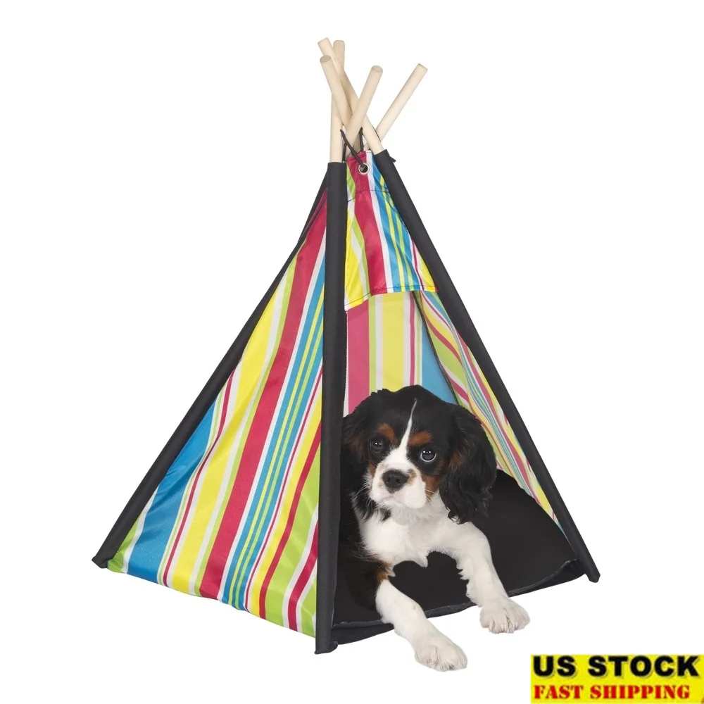 Cozy Pet Teepee Dog Tent House Lightweight Indoor Shelter Small Dogs Cats Durable Polyester Wood Poles Easy Assembly Travel
Cozy Pet Teepee Dog Tent House Lightweight Indoor Shelter Small Dogs Cats Durable Polyester Wood Poles Easy Assembly Travel