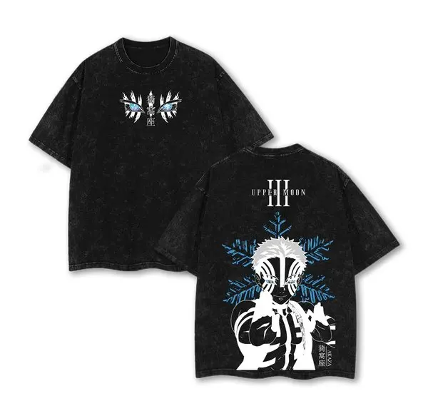 2026 New Hot Summer Demon Slayer Akaza Wash T-shirt Man Women Tee Summer Y2k Streetwear Oversized Vintage Anime Print Casual Top
2026 New Hot Summer Demon Slayer Akaza Wash T-shirt Man Women Tee Summer Y2k Streetwear Oversized Vintage Anime Print Casual Top