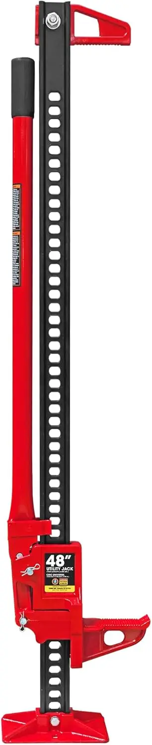 48" Red Ratcheting Off-Road Utility Farm Jack, 3 Ton (6,000 lb) Capacity for Heavy-Duty Lifting
48" Red Ratcheting Off-Road Utility Farm Jack, 3 Ton (6,000 lb) Capacity for Heavy-Duty Lifting