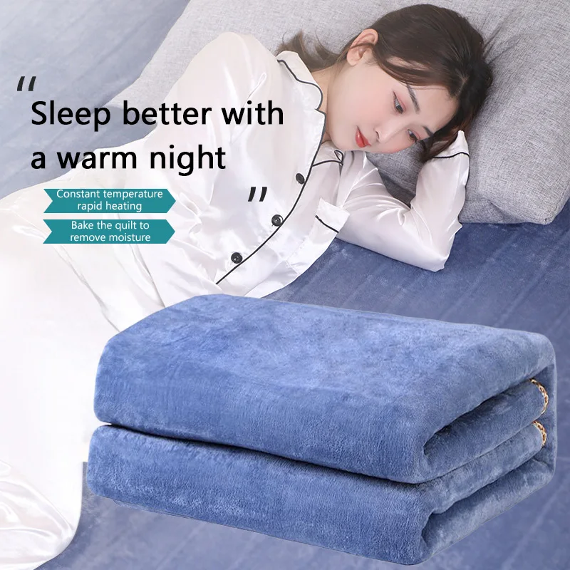Electric Blanket 220V Thicker Automatic Thermostat Electric Heating Blanket Body Warmer Thermal Mattress for Room Blanket heated
Electric Blanket 220V Thicker Automatic Thermostat Electric Heating Blanket Body Warmer Thermal Mattress for Room Blanket heated