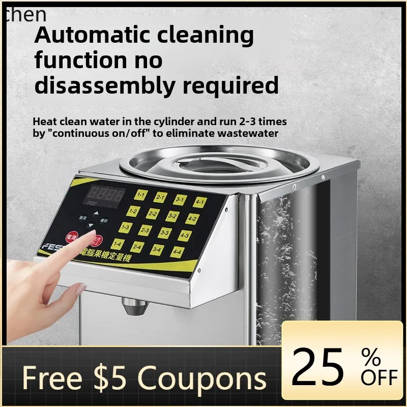 D28 automatic fructose machine double cylinder quantitative machine 16 grid ultra-precision water bar commercial equipment
D28 automatic fructose machine double cylinder quantitative machine 16 grid ultra-precision water bar commercial equipment