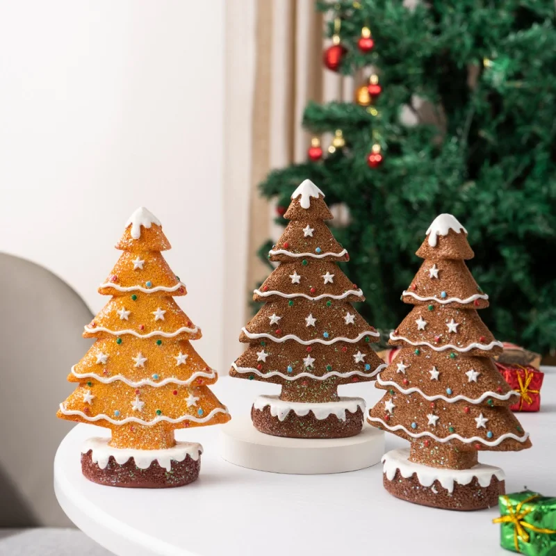 Creative home decorations gingerbread Christmas tree holiday ornaments furniture Christmas desktop decorations gift ornaments
Creative home decorations gingerbread Christmas tree holiday ornaments furniture Christmas desktop decorations gift ornaments