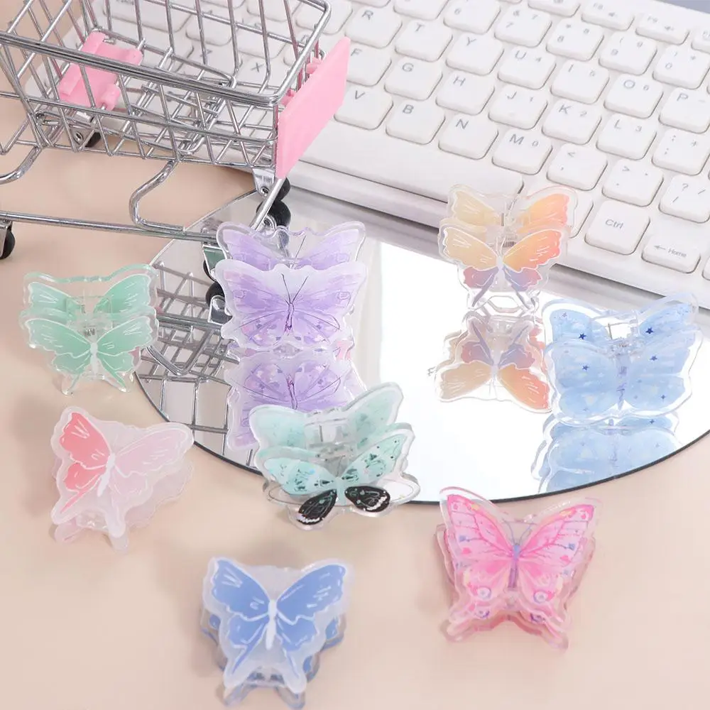 Gradient Butterfly Acrylic Paper Clip Paperclip Decorative Cute PP Clip Ins Bookmark Cartoon Memo Clip Desk Organizer
Gradient Butterfly Acrylic Paper Clip Paperclip Decorative Cute PP Clip Ins Bookmark Cartoon Memo Clip Desk Organizer