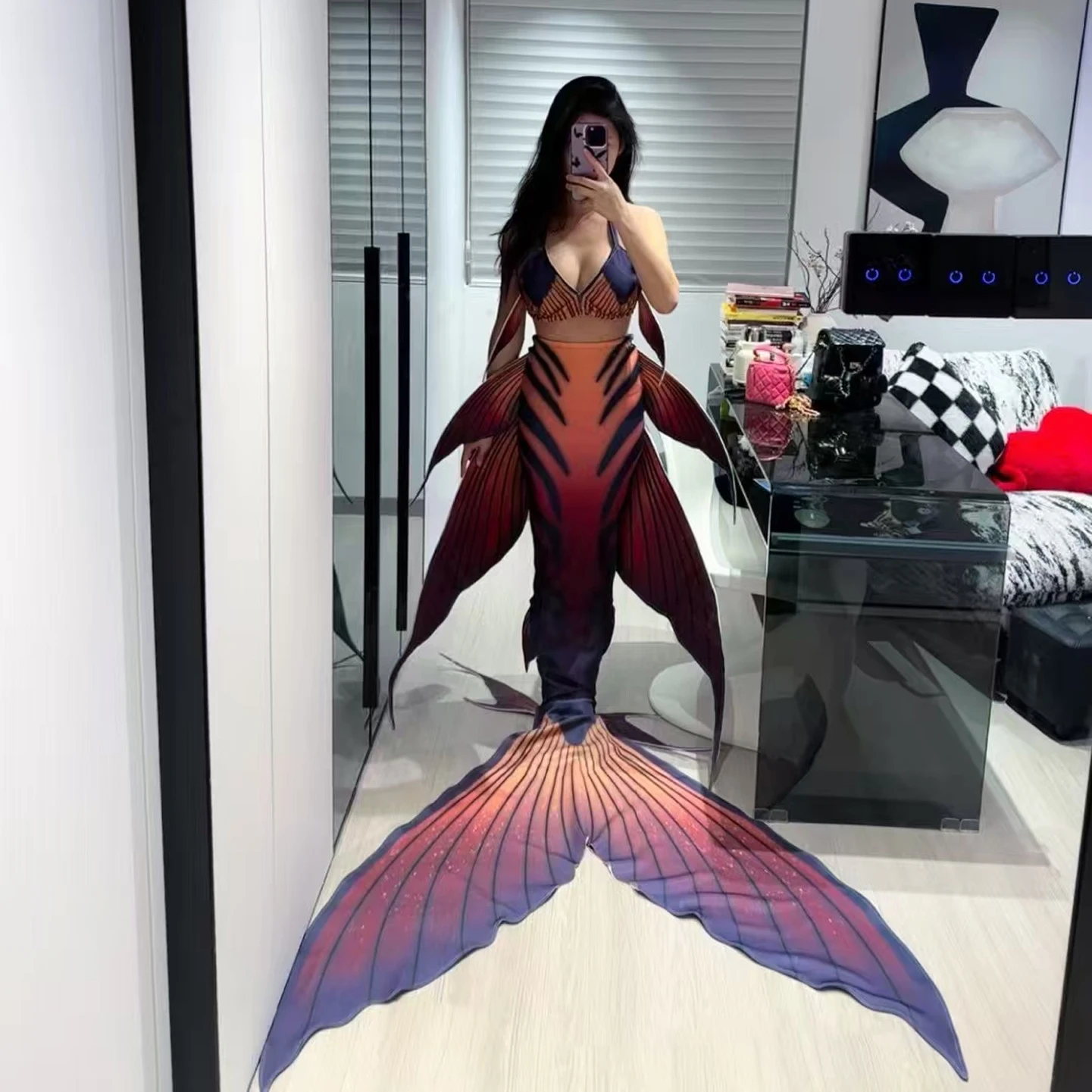 2026 Mermaid Swimsuit, Custom Gradient Tail with Adjustable Bralette for Professional Aquarium Photography & Performance
2026 Mermaid Swimsuit, Custom Gradient Tail with Adjustable Bralette for Professional Aquarium Photography & Performance