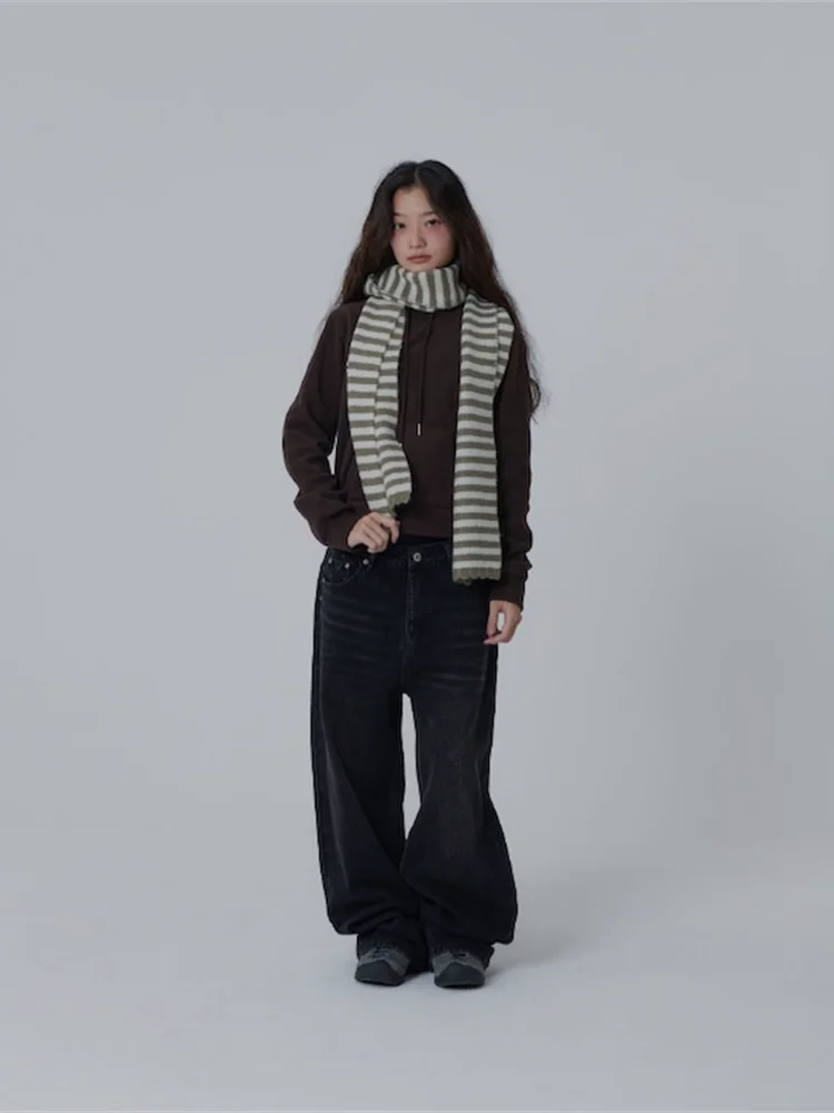Cute Star Pattern ket Denim Jeans Casual Versatile Japanese Sle Cotton l Waist Button Closure ex Loose Fit
Cute Star Pattern ket Denim Jeans Casual Versatile Japanese Sle Cotton l Waist Button Closure ex Loose Fit