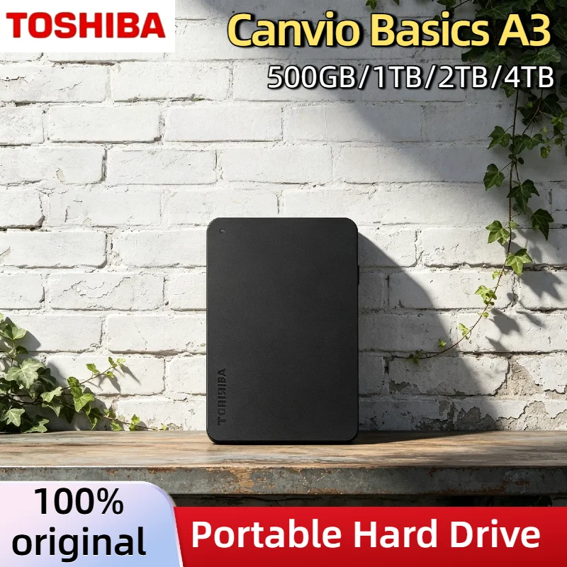 Fast Portable Backup Storage Toshiba Canvio Basics A3 500GB 1TB 2TB Matte Black External Hard Drive USB 3.0 Pro Max Ultra
Fast Portable Backup Storage Toshiba Canvio Basics A3 500GB 1TB 2TB Matte Black External Hard Drive USB 3.0 Pro Max Ultra