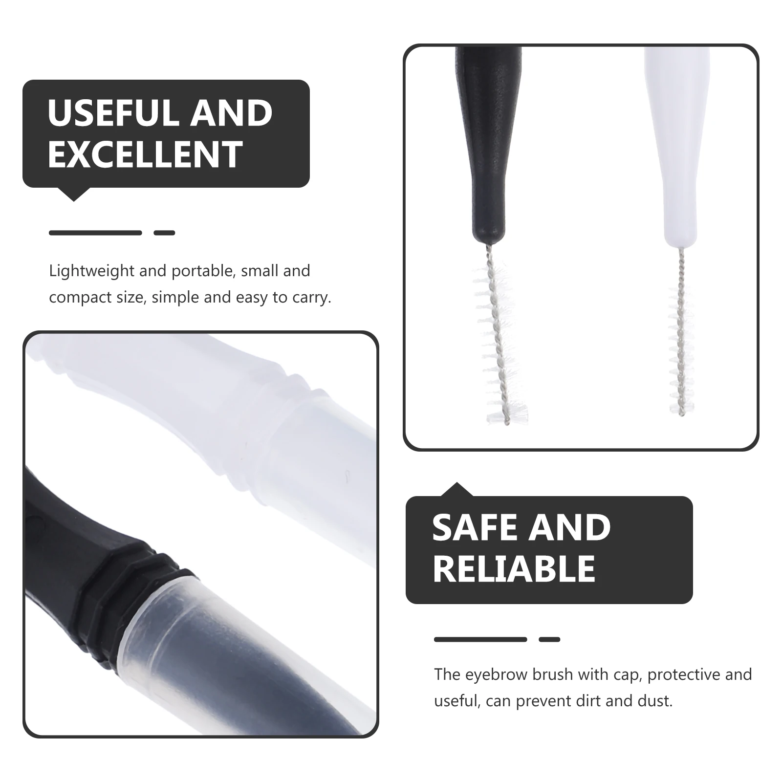 60 pcs Micro Eyebrow Brush with Cap Portable Brow Lamination White Spoolie Makeup Brushes for Eyebrows
60 pcs Micro Eyebrow Brush with Cap Portable Brow Lamination White Spoolie Makeup Brushes for Eyebrows