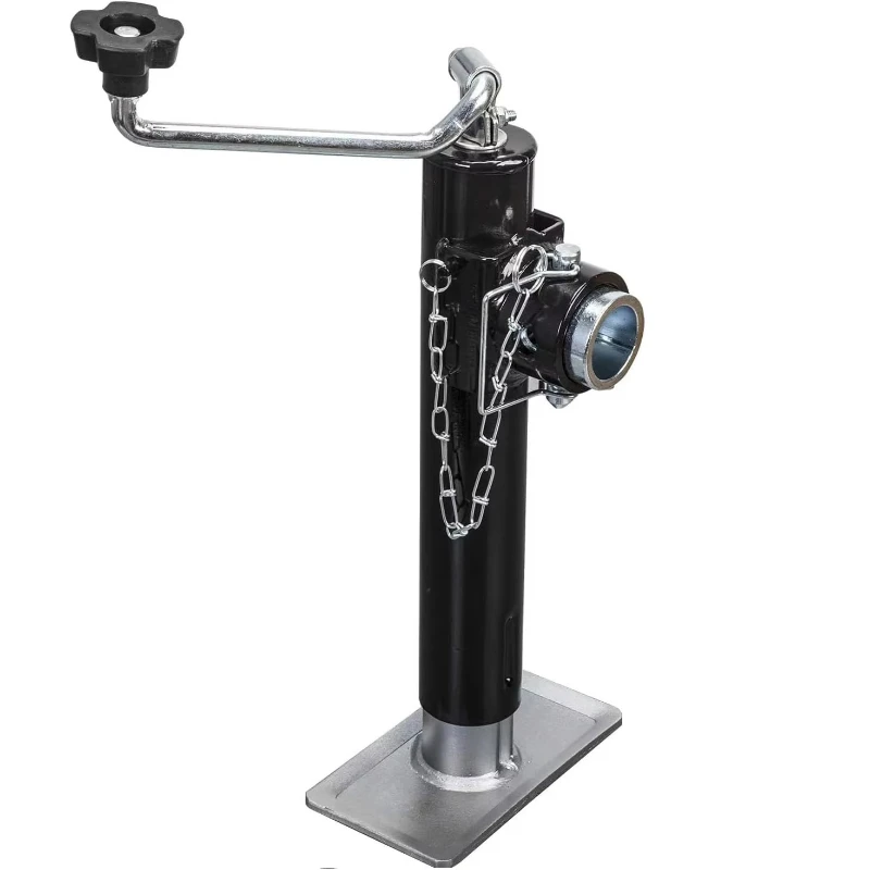 2000 lb vertical mobile welded pipe mount rotary trailer tongue jack
2000 lb vertical mobile welded pipe mount rotary trailer tongue jack