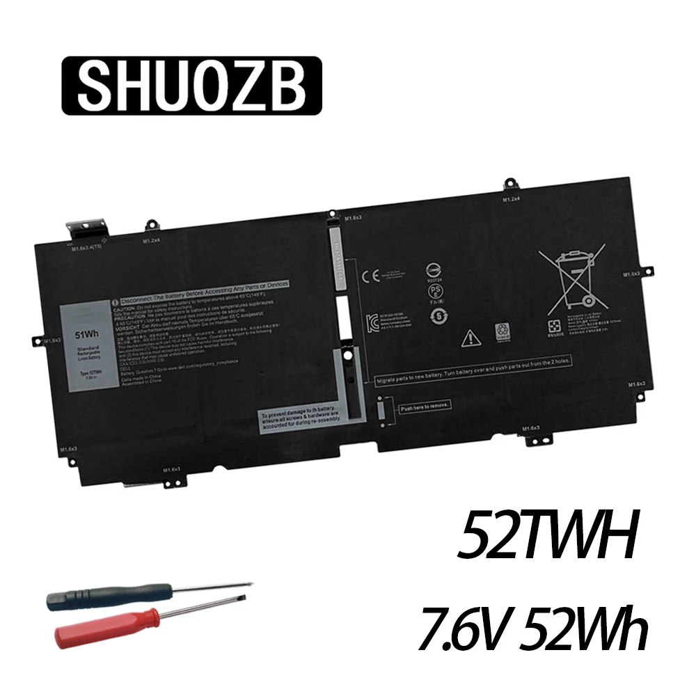Аккумулятор 2-в-1 для ноутбука Dell XPS 13 7390 9310 P103G P103G001 P103G002 7,6 в 52 Вт/ч
Аккумулятор 2-в-1 для ноутбука Dell XPS 13 7390 9310 P103G P103G001 P103G002 7,6 в 52 Вт/ч