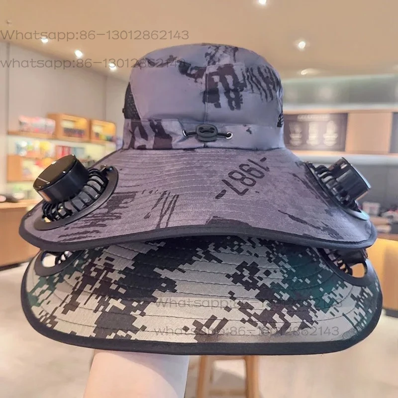 Solar Fan Hat for Men and Women Summer Hiking and Fishing UV Protection Sun Shading Oversized Brim Sun Protection Fisherman Hats
Solar Fan Hat for Men and Women Summer Hiking and Fishing UV Protection Sun Shading Oversized Brim Sun Protection Fisherman Hats