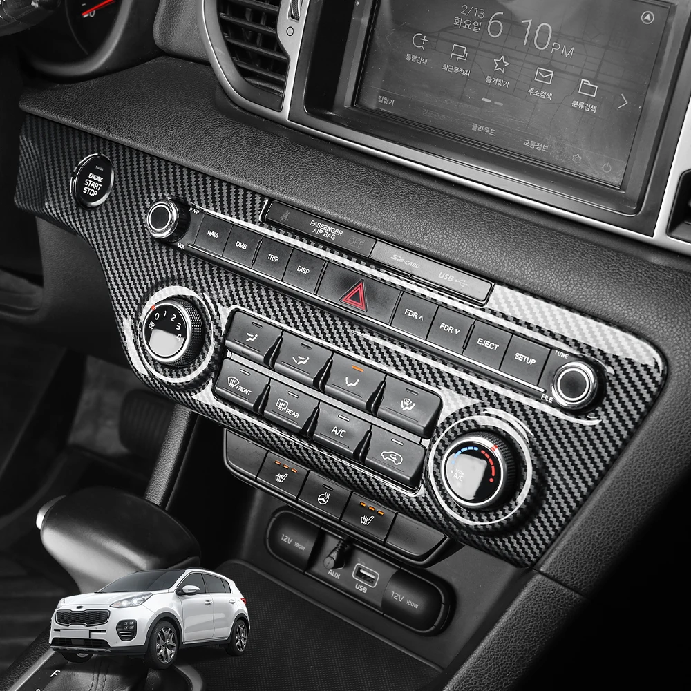 Auto Interior Air Vent Trim Strip, ABS Console Decor Frame, Styling Upgrade Accessories For Kia Sportage NQ5 2015-2021 LHD
Auto Interior Air Vent Trim Strip, ABS Console Decor Frame, Styling Upgrade Accessories For Kia Sportage NQ5 2015-2021 LHD