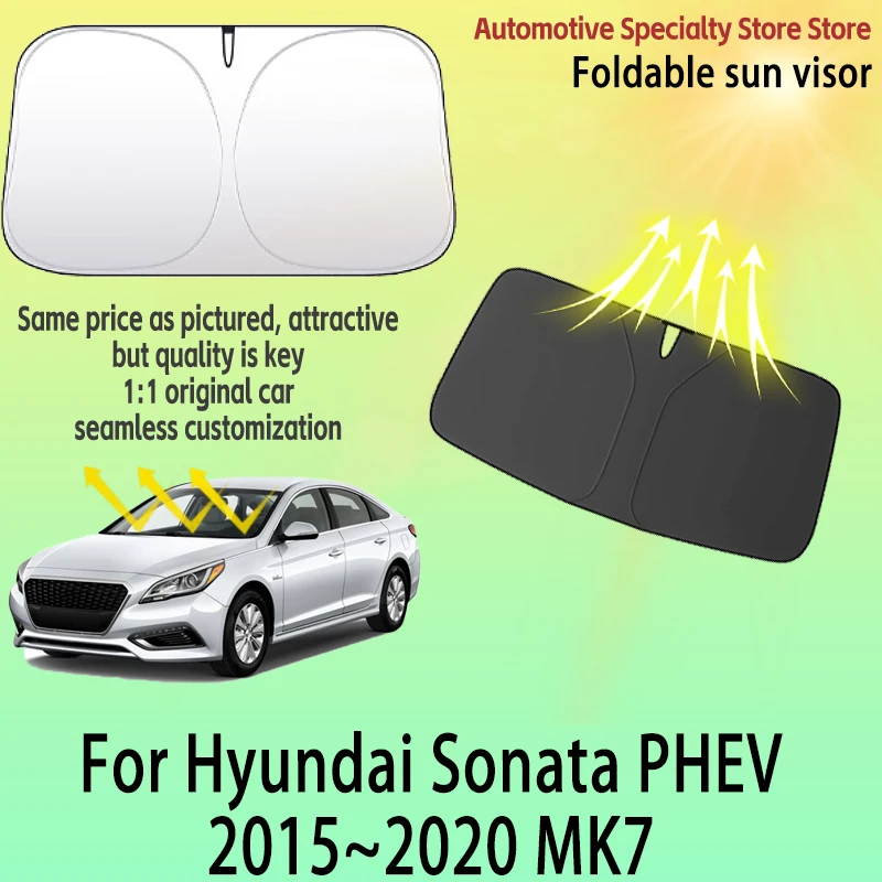 For Hyundai Sonata PHEV 2015~2020 MK7 Front Windshield Sunshade Privacy curtain Car Sun Visor High quality Auto Heat Accessorie
For Hyundai Sonata PHEV 2015~2020 MK7 Front Windshield Sunshade Privacy curtain Car Sun Visor High quality Auto Heat Accessorie