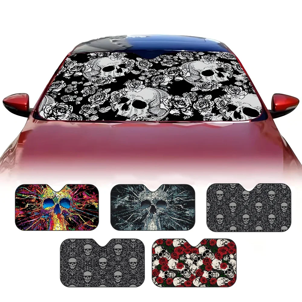 Horror Skull Gothic Witchcraft Windshield Sunsha Customized Aluminium Foil Car Window Windscreen Cover Sunscreen Curtain
Horror Skull Gothic Witchcraft Windshield Sunsha Customized Aluminium Foil Car Window Windscreen Cover Sunscreen Curtain