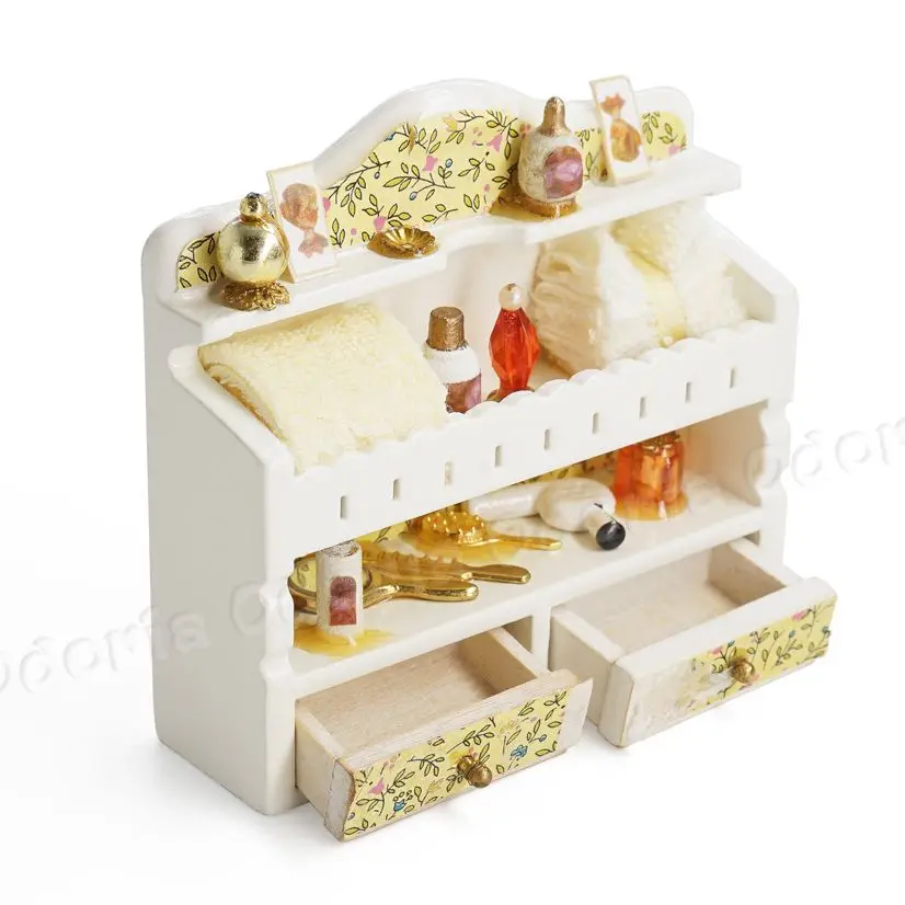 Odoria 1:12 Miniature Bathroom Cabinet Cosmetics Makeup Perfume Shelf Rack Bedroom Home Dollhouse Furniture Accessories Decor
Odoria 1:12 Miniature Bathroom Cabinet Cosmetics Makeup Perfume Shelf Rack Bedroom Home Dollhouse Furniture Accessories Decor
