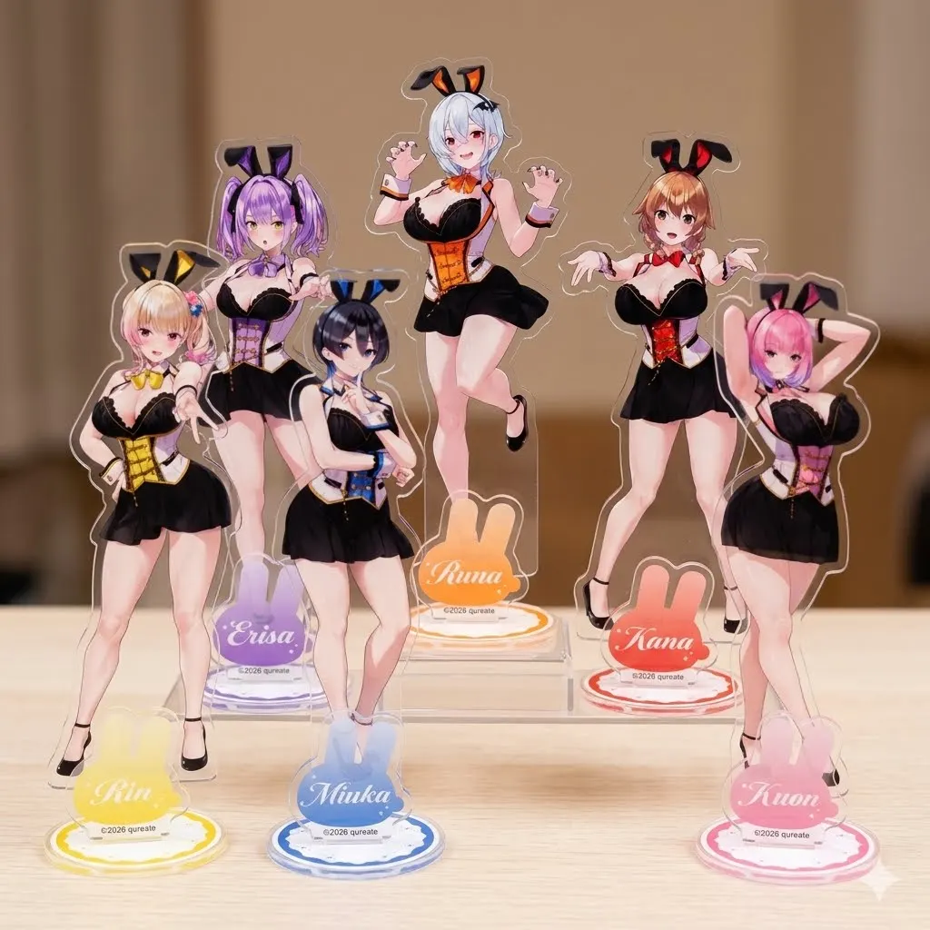 Bunny Garden BG Rin Erisa Miuka Runa Kana Kuon 15cm Acrylic Standee Keychain Game Room Desk Decoration Otaku Collection Merch
Bunny Garden BG Rin Erisa Miuka Runa Kana Kuon 15cm Acrylic Standee Keychain Game Room Desk Decoration Otaku Collection Merch