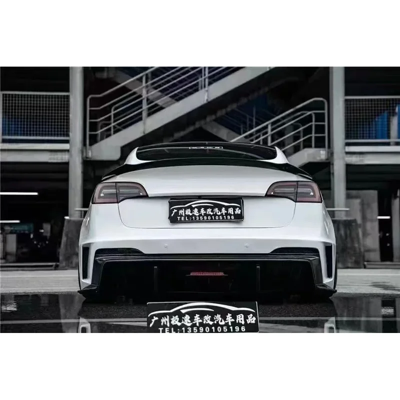 Carbon Fiber Car Bumpers for Model 3 ROBOT Style Rear BUMPER for Body Kit
Carbon Fiber Car Bumpers for Model 3 ROBOT Style Rear BUMPER for Body Kit