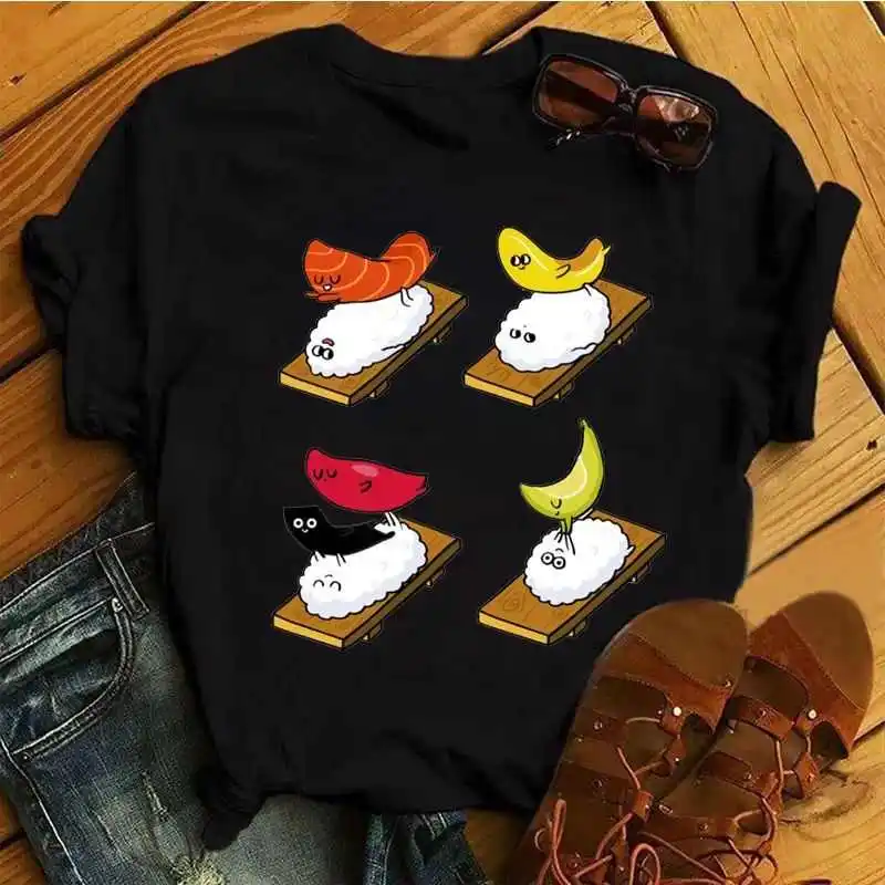 Women's Bla Summer T-irts Cute Sui Print ort Sve Tees Casual Elastic Waist Nylon Cotton Blend Thin Fabric
Women's Bla Summer T-irts Cute Sui Print ort Sve Tees Casual Elastic Waist Nylon Cotton Blend Thin Fabric