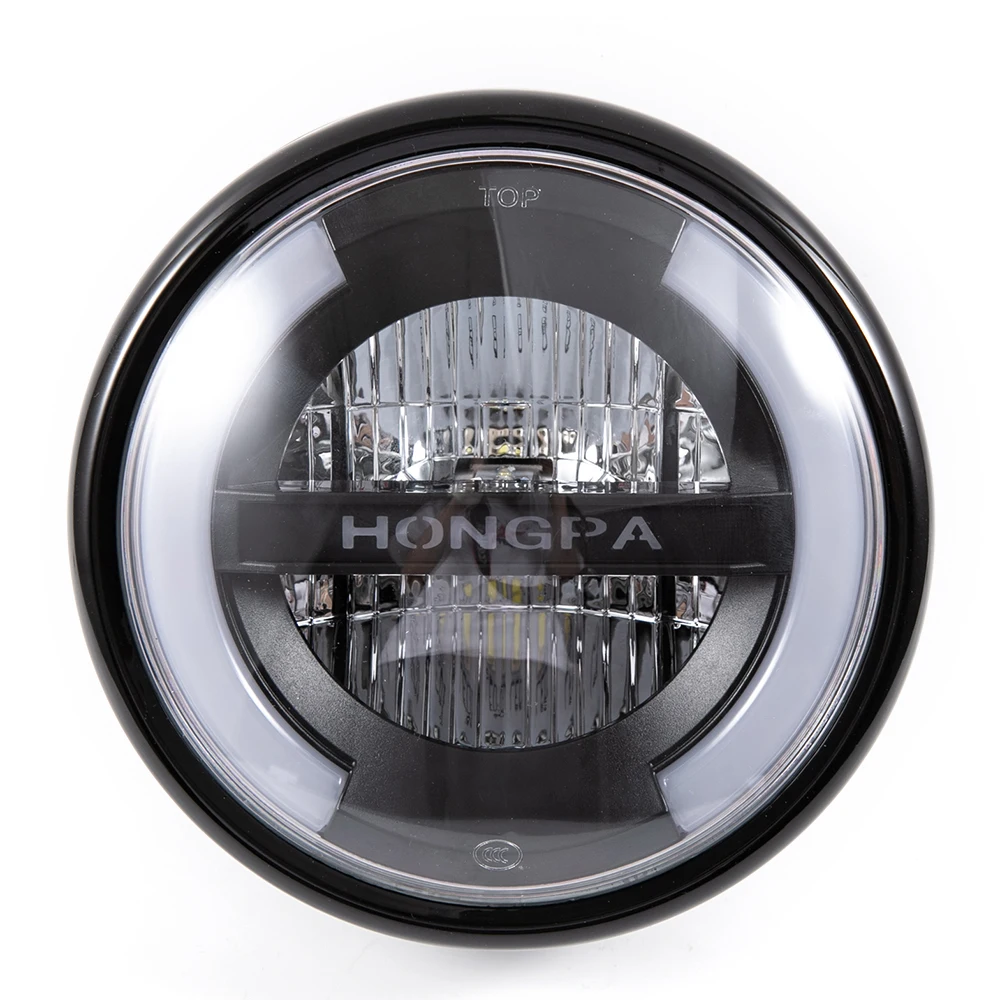 Круглая светодиодная фара для мотоцикла 7,5 дюймов, лампа Hi&Lo с функцией DRL и ангельским кольцом для Harley Sportster Cafe Racer Bobber
Круглая светодиодная фара для мотоцикла 7,5 дюймов, лампа Hi&Lo с функцией DRL и ангельским кольцом для Harley Sportster Cafe Racer Bobber