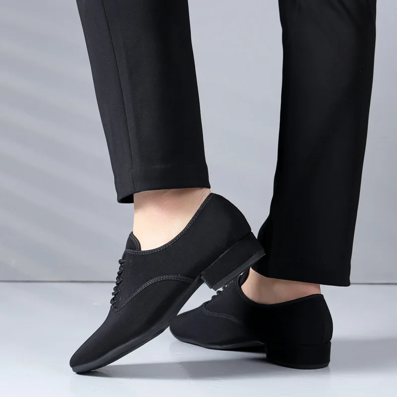 Men's Ballroom Dance Shoes Lace-up Dancing Shoes for Latin Tango Salsa Waltz Black Oxford Dance Shoes Men Big Size
Men's Ballroom Dance Shoes Lace-up Dancing Shoes for Latin Tango Salsa Waltz Black Oxford Dance Shoes Men Big Size