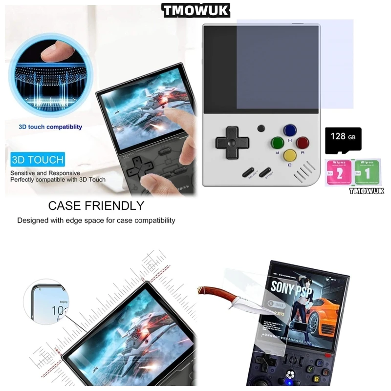 For R36Max V40Max R36Ultra R36Plus, Retro Gaming Console Accessories, Glass Protection Set
For R36Max V40Max R36Ultra R36Plus, Retro Gaming Console Accessories, Glass Protection Set