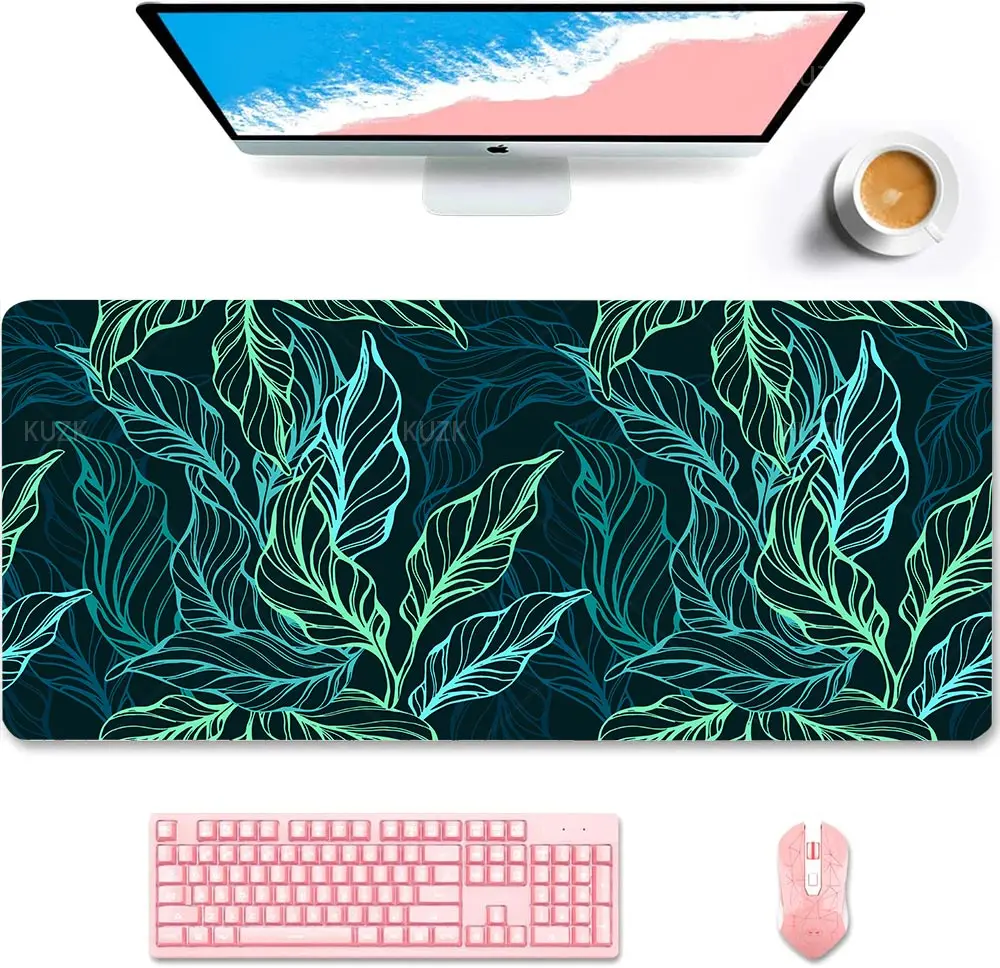 Green Leaves Desk Mat Aesthetic Desk Pad Large Gaming Mouse Pad Laptop Computer Keyboard Non-slip Mat Kawaii Desk Accessories
Green Leaves Desk Mat Aesthetic Desk Pad Large Gaming Mouse Pad Laptop Computer Keyboard Non-slip Mat Kawaii Desk Accessories