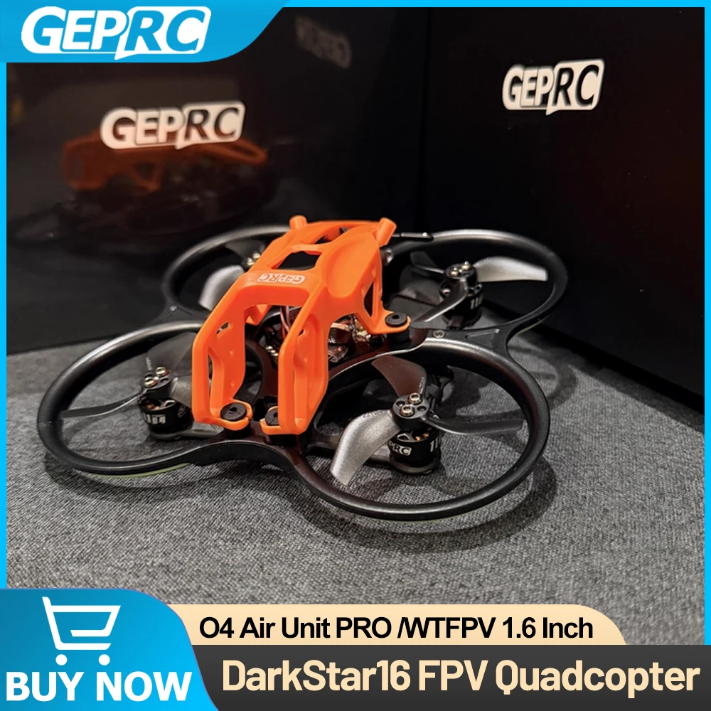GEPRC DarkStar16 FPV Quadcopter O4 Pro /WTFPV TinyWhoop TAKER F411-12A-E 1-2S AIO SPEEDX2 1003 14800KV PNP /ELRS2.4G RX
GEPRC DarkStar16 FPV Quadcopter O4 Pro /WTFPV TinyWhoop TAKER F411-12A-E 1-2S AIO SPEEDX2 1003 14800KV PNP /ELRS2.4G RX