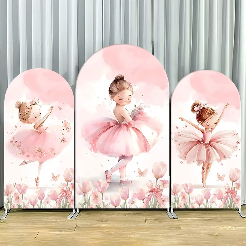 Arch Backdrop Cover Single Side Pink Ballet Floral Ballerina Aesthetic Party Decoration Photo Booth Background Event Supplies
Arch Backdrop Cover Single Side Pink Ballet Floral Ballerina Aesthetic Party Decoration Photo Booth Background Event Supplies