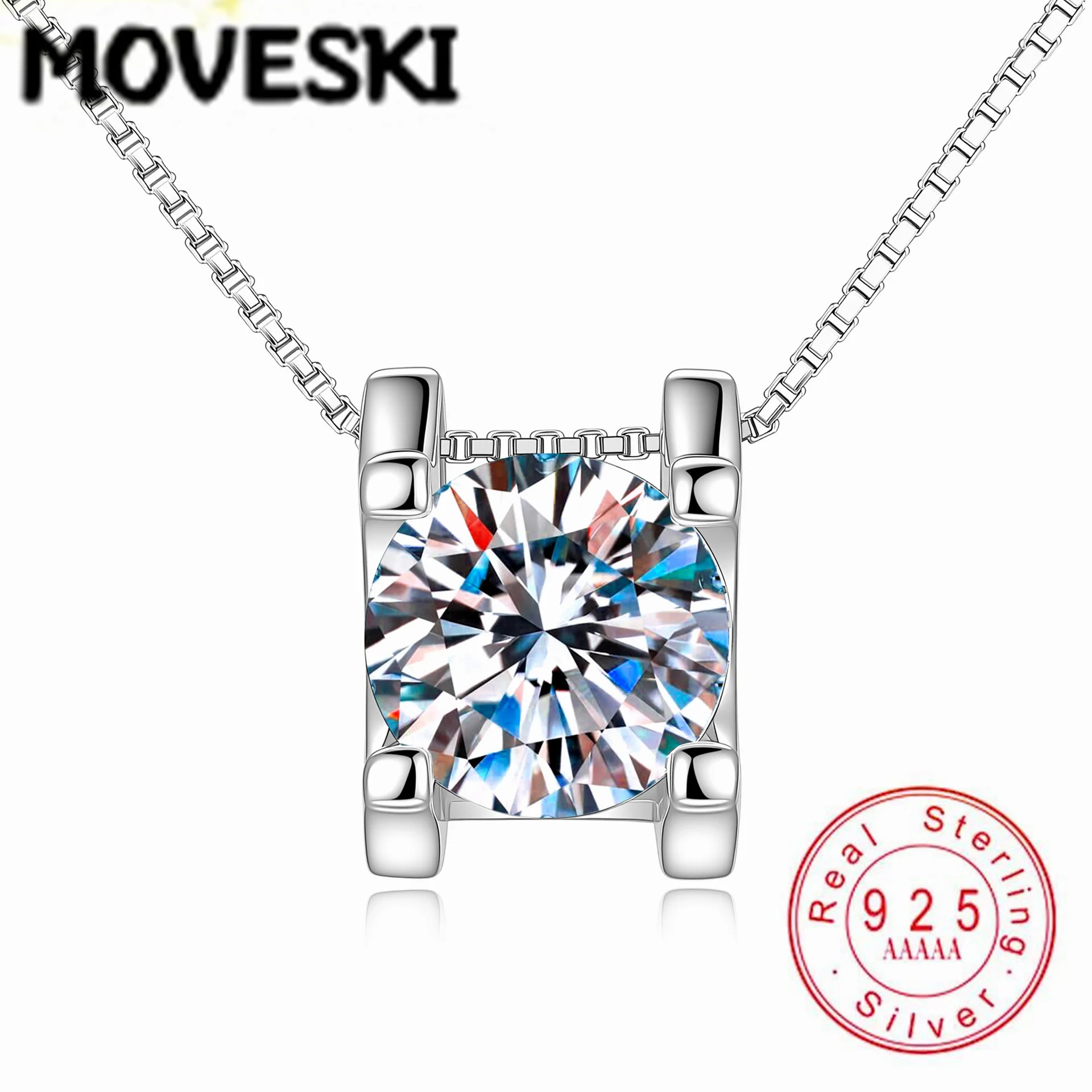 Колье-солитер MOVESKI с круглым муассанитом 0.5/1 карат, классическое, из стерлингового серебра 925 пробы, с четырьмя крапанами, для женщин
Колье-солитер MOVESKI с круглым муассанитом 0.5/1 карат, классическое, из стерлингового серебра 925 пробы, с четырьмя крапанами, для женщин