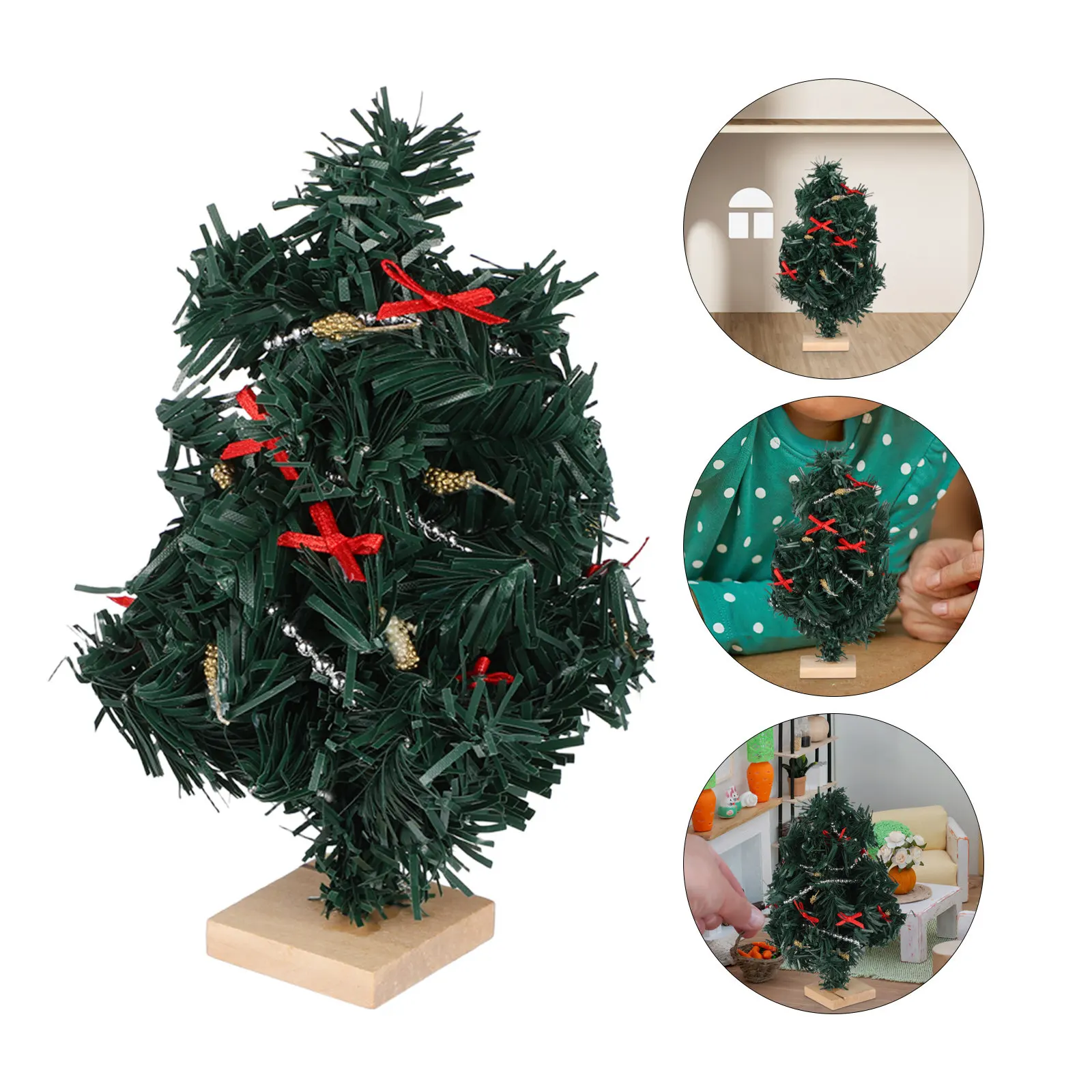 Miniature Christmas Tree Wooden Base Realistic Snow Covered Branches Ideal Dollhouse Accessories DIY Fairy Garden Decoration
Miniature Christmas Tree Wooden Base Realistic Snow Covered Branches Ideal Dollhouse Accessories DIY Fairy Garden Decoration