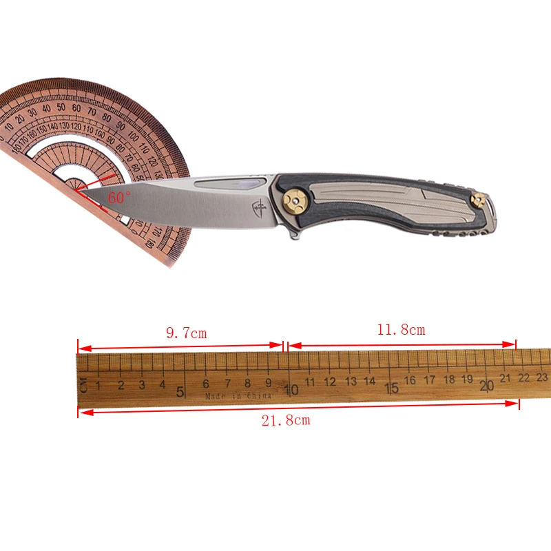 M390 Steel Plate Titanium Alloy+Carbon Fiber Handle Folding Knife Outdoor Survival Camping Hiking Portable Tool Knife
M390 Steel Plate Titanium Alloy+Carbon Fiber Handle Folding Knife Outdoor Survival Camping Hiking Portable Tool Knife